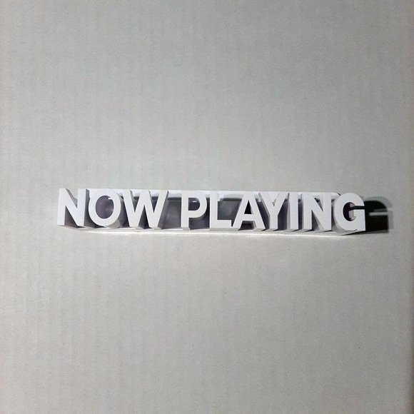 Now Playing Vinyl Record Stand Wall Mount holder display ivory white color - Picture 2 of 9